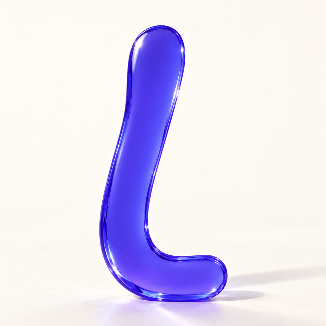 Sinal l em Vidro violeta / alternativa